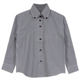 Load image into Gallery viewer, Girls Gingham Blouse with Buttoned Down Collar &amp; Tznius Button
