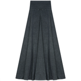 Load image into Gallery viewer, Ladies Pull On Rib Longt Skirt
