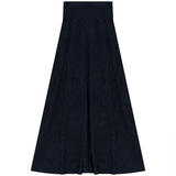 Load image into Gallery viewer, Ladies Pull On Rib Longt Skirt
