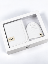 Load image into Gallery viewer, Bebe Bella Blanket &amp; Hat Set
