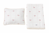 Load image into Gallery viewer, Girls Knit Blanket &amp; Pillow Set
