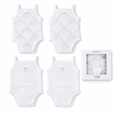 Load image into Gallery viewer, Baby Girl Pointelle Undershirts Pack
