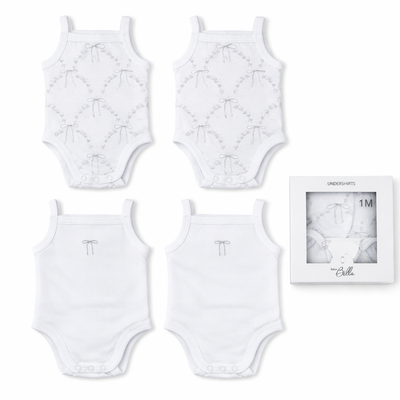 Baby Girl Pointelle Undershirts Pack