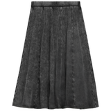 Load image into Gallery viewer, Distressed Girls Midi Length Panel Skirt
