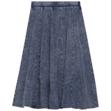 Load image into Gallery viewer, Distressed Girls Midi Length Panel Skirt
