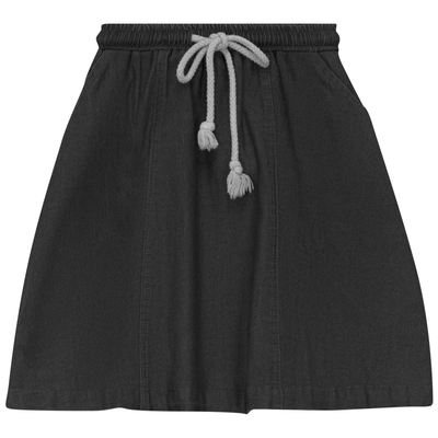 Girls Denim Panel Skirt