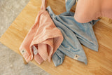 Load image into Gallery viewer, Velour Rib Baby Blanket And Lovey
