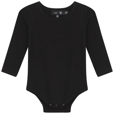 Pointelle Rib Baby Long Sleeve Onesie (FASHION)
