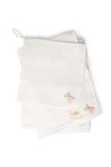 Load image into Gallery viewer, Embroidery Baby Swaddle And Lovey Set
