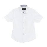 Load image into Gallery viewer, Boys Short Sleeve Shirt With Contrast
