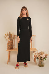Load image into Gallery viewer, Ladies 2 PC set, streight long skirt, regular top
