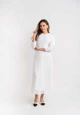 Load image into Gallery viewer, Teen Skirt Sunburst Pleating Elastic Waist
