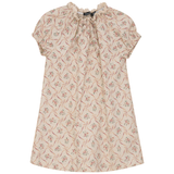 Load image into Gallery viewer, Dress Girls Elastic Cufffs Spagetty for Neck Bow Lace around Neck
