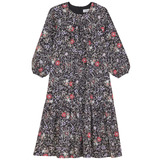 Load image into Gallery viewer, Girls Dress BETWEEN Elastic Cuffs Invisible Back Zipper
