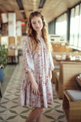 Load image into Gallery viewer, Girls Dress BETWEEN Elastic Cuffs Invisible Back Zipper
