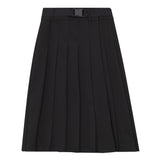 Load image into Gallery viewer, Ladies Pleated Skirt (topstish pleats inside) Grosgrain Ribbon BELT w/Plastic Buckle
