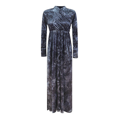 Printed Maternity Maxi Dress