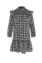 Load image into Gallery viewer, Girls Dress BETWEEN Front Smocking Marrowedge at Ruffle sleeve
