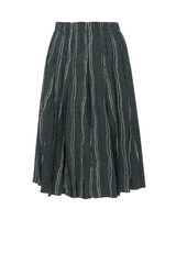 Load image into Gallery viewer, Ladies Skirt Sunburst messed up Pleats Marrowedge at Hem Elastic Waist
