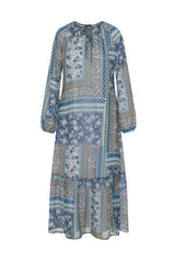 Load image into Gallery viewer, Teen Dress Self Spagety and  Front Plaquet with Buttons Elasic Cuffs
