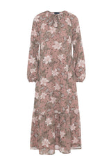 Load image into Gallery viewer, Teen Dress Self Spagety and  Front Plaquet with Buttons Elasic Cuffs
