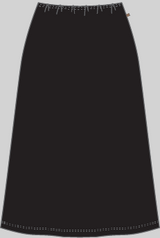 Load image into Gallery viewer, Ladies Skirt Long 39" Inches With a small side Tag.
