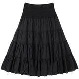 Load image into Gallery viewer, Ladies Tiered Midi Gauze Skirt
