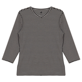 Load image into Gallery viewer, Ladies Ribbed V-Neck T-Shirt
