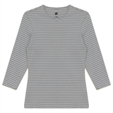 Load image into Gallery viewer, Ladies Ribbed V-Neck T-Shirt
