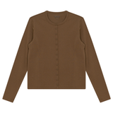 Load image into Gallery viewer, Ladies Button Down Cardigan Tee
