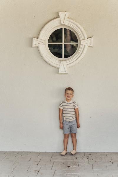 Boy Cotton Short Pant With Small Reece Pocket At Front