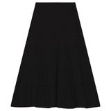 Load image into Gallery viewer, Girls Tiered Rib Long Skirt
