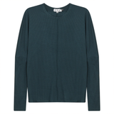 Load image into Gallery viewer, Ladies Knit Crew Neck Dolman Top With Center Seam
