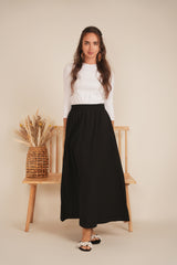 Load image into Gallery viewer, Ladies Linen Maxi Pull On Skirt
