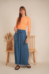 Load image into Gallery viewer, Ladies V Neck Pinched Seam Tee
