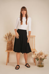 Load image into Gallery viewer, Ladies Short Godet Skirt
