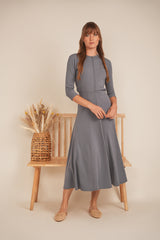 Load image into Gallery viewer, Ladies Midi Godet Skirt
