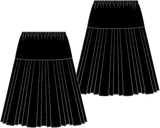 Load image into Gallery viewer, Ladies Maternity Tripple Pleated Skirt
