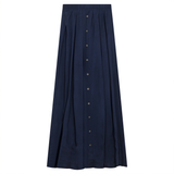 Load image into Gallery viewer, Ladies Maxi Gauze Button Skirt
