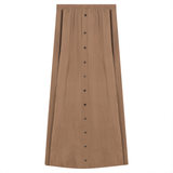 Load image into Gallery viewer, Ladies Maxi Gauze Button Skirt
