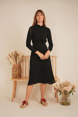 Load image into Gallery viewer, Ladies Bolero Midi Shirt Dress
