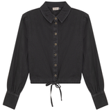 Load image into Gallery viewer, Ladies Denim Bungee Blouse
