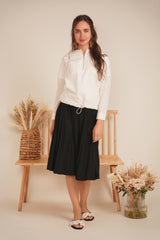 Load image into Gallery viewer, Ladies Cotton Henley Bungee Top
