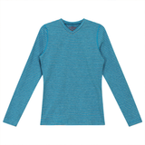 Load image into Gallery viewer, Ladies V Neck Striped Tee
