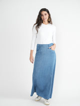 Load image into Gallery viewer, Ladies A Line Detailed Maxi Skirt
