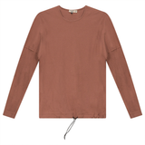 Load image into Gallery viewer, Ladies Drop Shoulder Ribbed Bungee Tee
