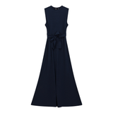 Load image into Gallery viewer, Ladies A Line  V-Neck Maxi Jumper Dress

