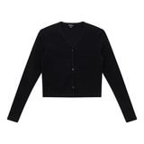 Load image into Gallery viewer, Ladies Cropped V-Neck Cardigan
