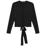 Load image into Gallery viewer, Ladies Drop Shoulder Cropped Tie Bolero
