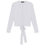 Load image into Gallery viewer, Ladies Drop Shoulder Cropped Tie Bolero
